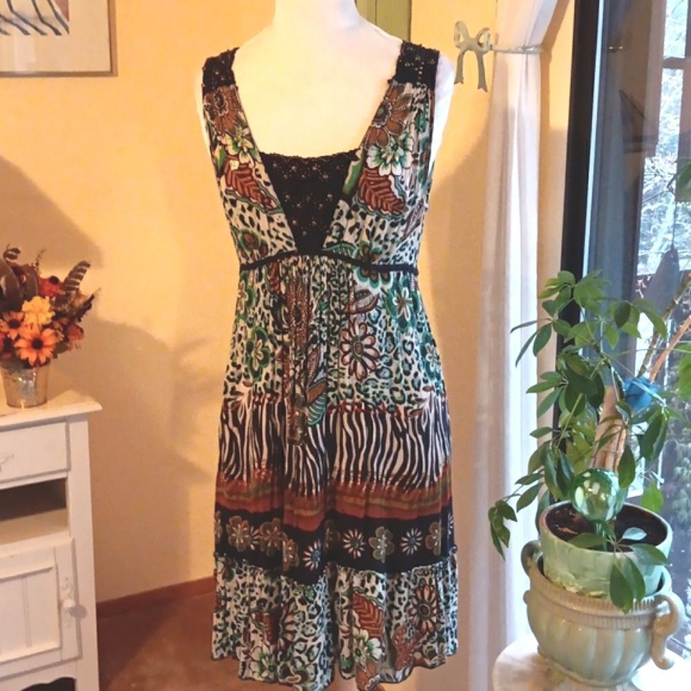 Forbidden Bohemian Embellished Dress